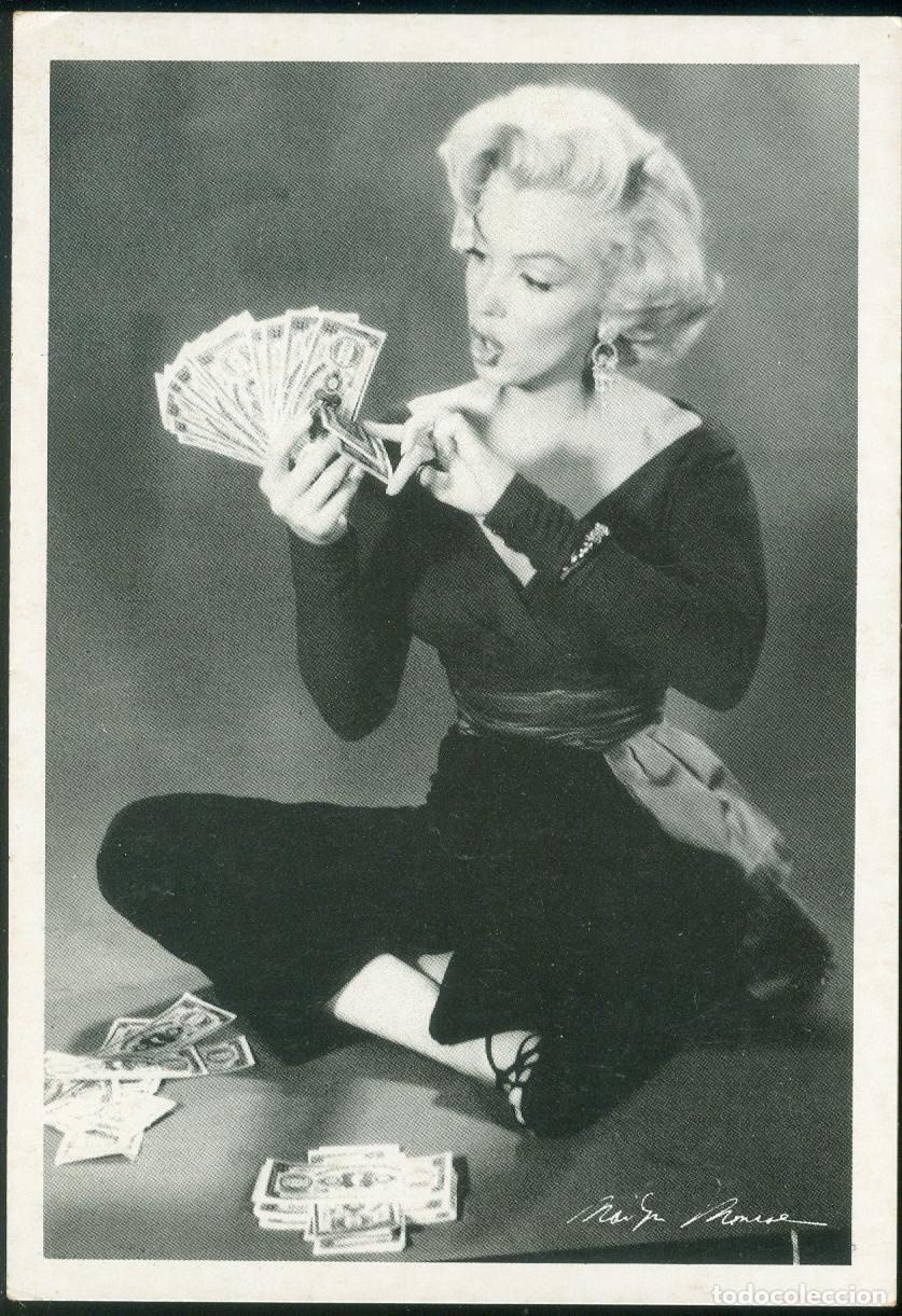 Cine: MARILYN MONROE POSTAL ORIGINAL DE FRANCIA