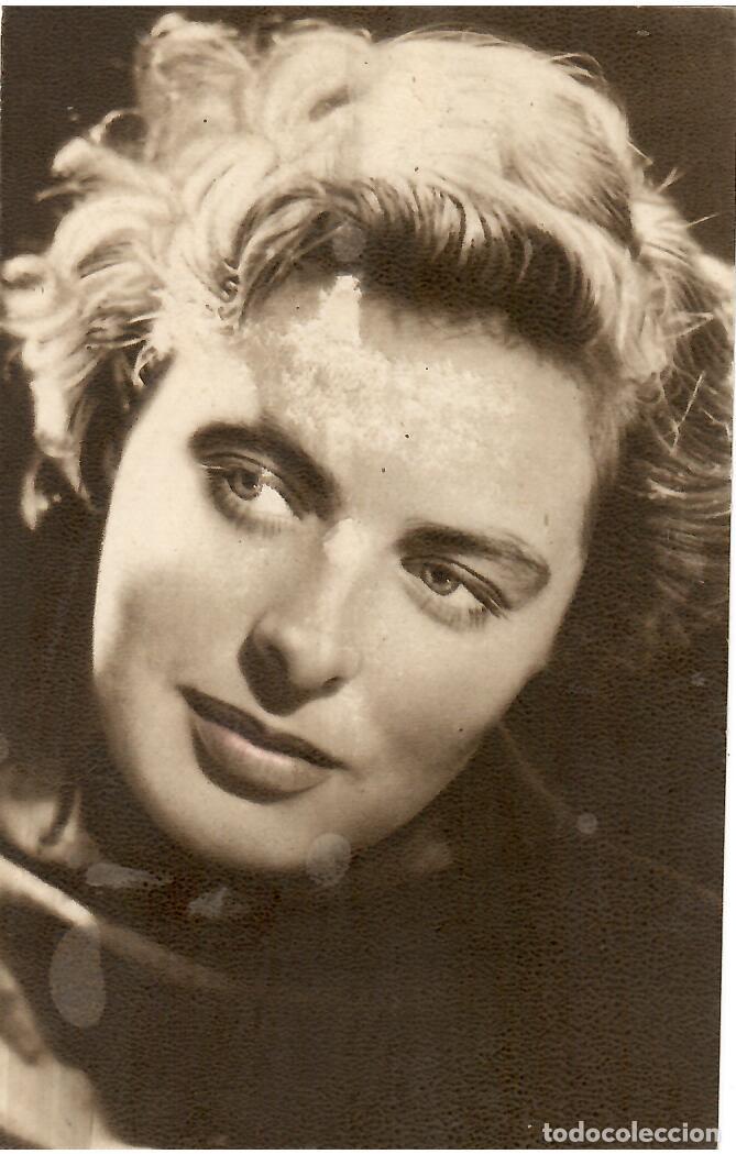 Cine: ANTIGUA POSTAL DE LA ACTRIZ INGRID BERMAN