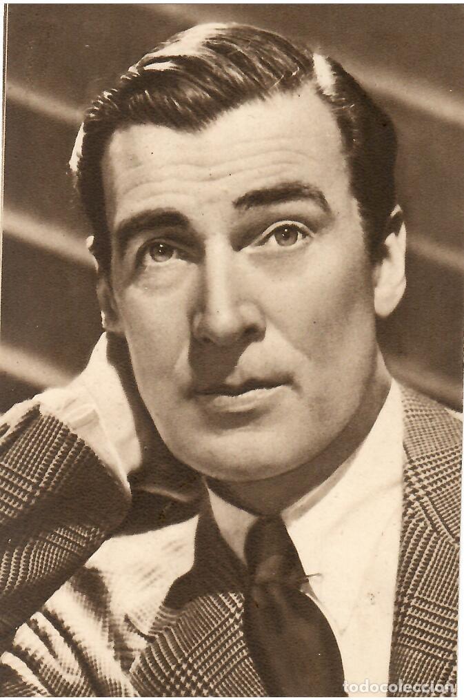 Cine: ANTIGUA POSTAL DEL ACTOR WALTER PIDGEON