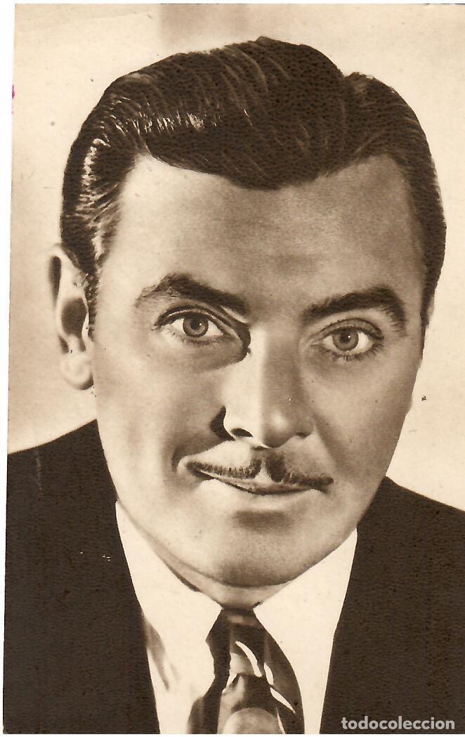 Cine: ANTIGUA POSTAL DEL ACTOR GEORGE BRENT