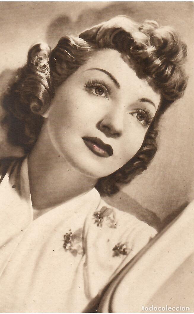 Cine: ANTIGUA POSTAL DE LA ACTRIZ CLAUDETTE COLBERT
