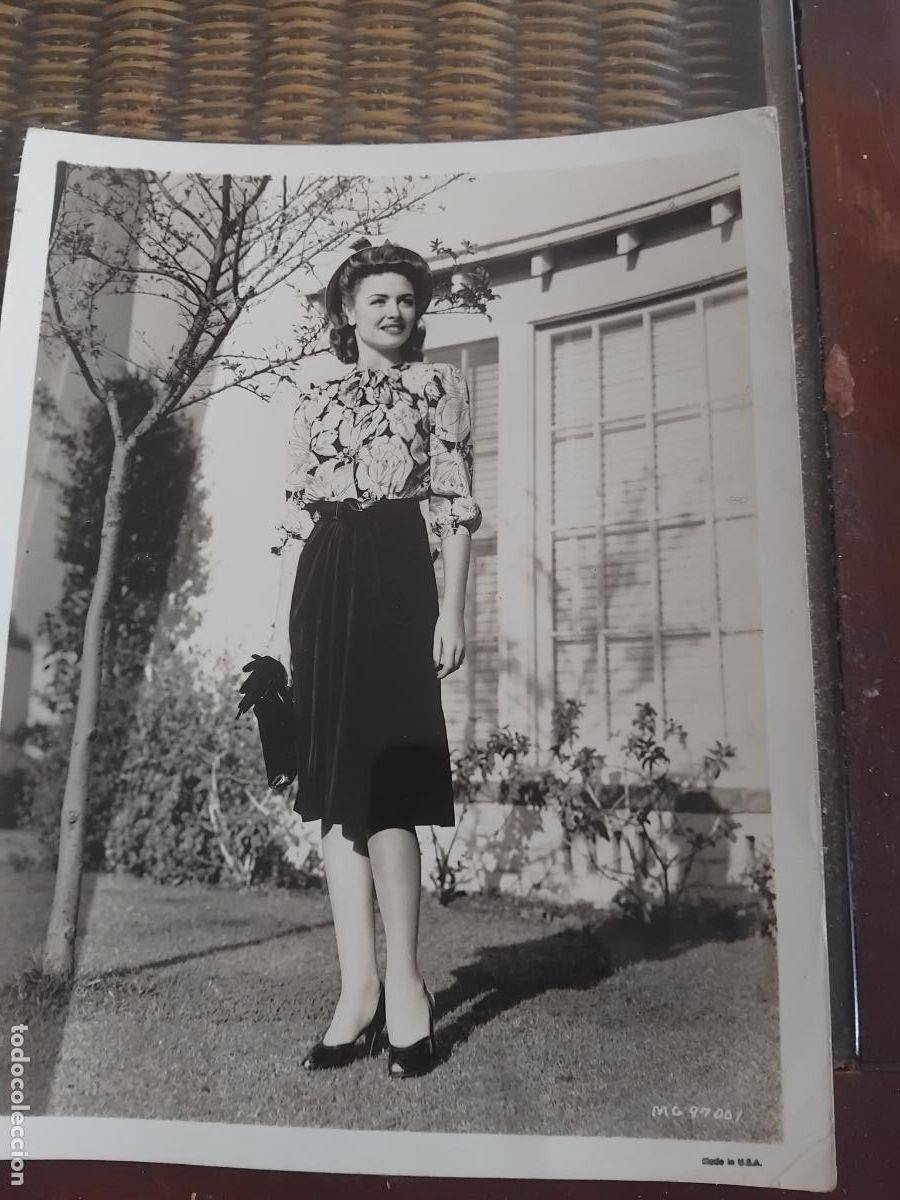Cine: DONNA REED. FOTOGRAFIA METRO GOLDWYN MAYER. 26 X 20,50 CM.