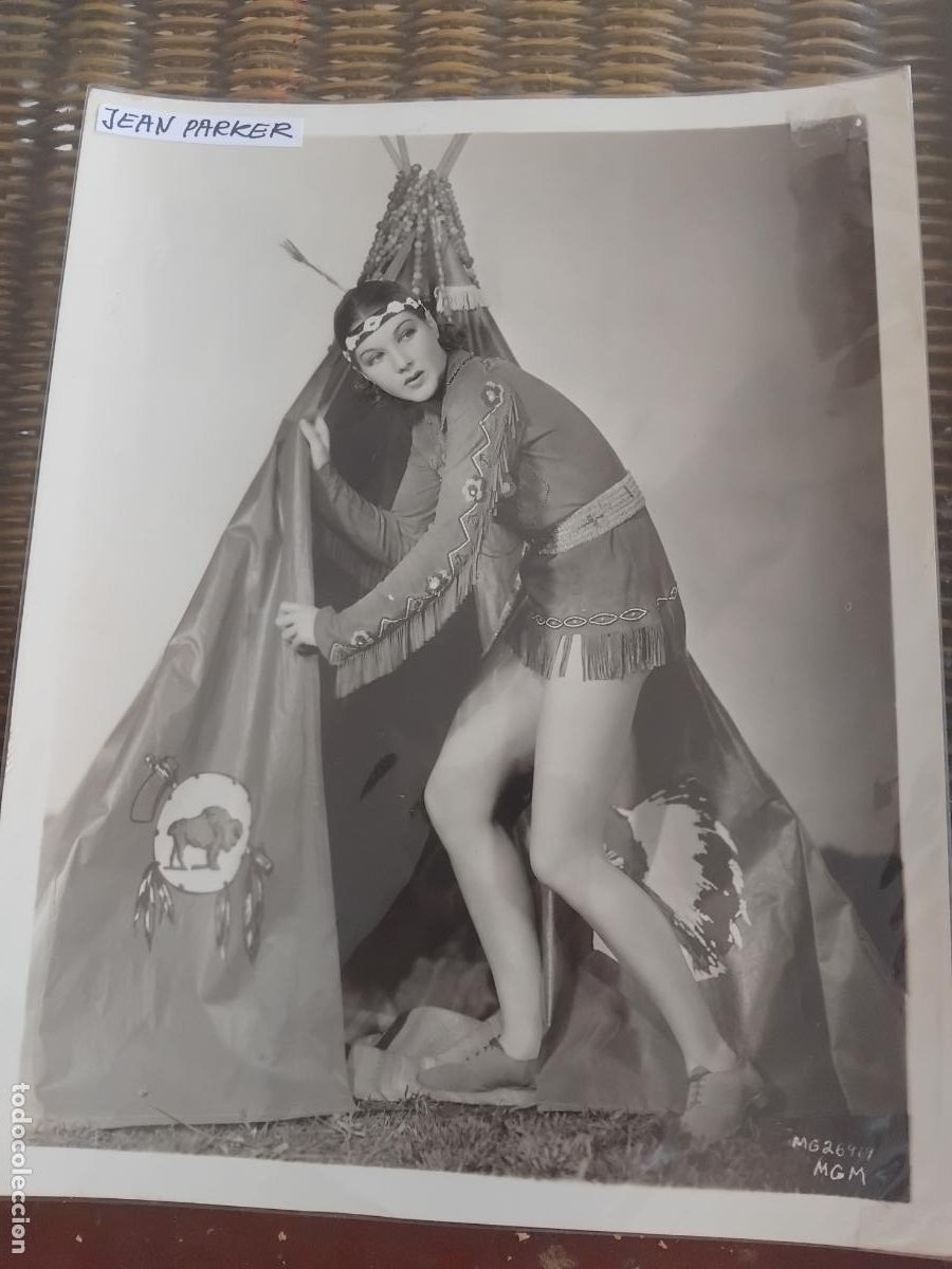 Cine: JEAN PARKER FOTOGRAFIA METRO GOLDWYN MAYER. 20,50 X 26 CM.