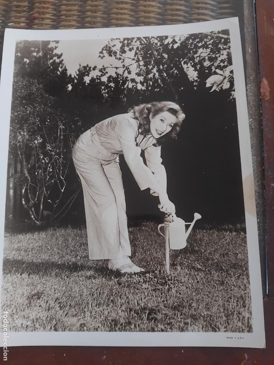 Cine: GREER GARSON FOTOGRAFIA DE METRO GOLDWYN MAYER.. 26 X 20.50 CM