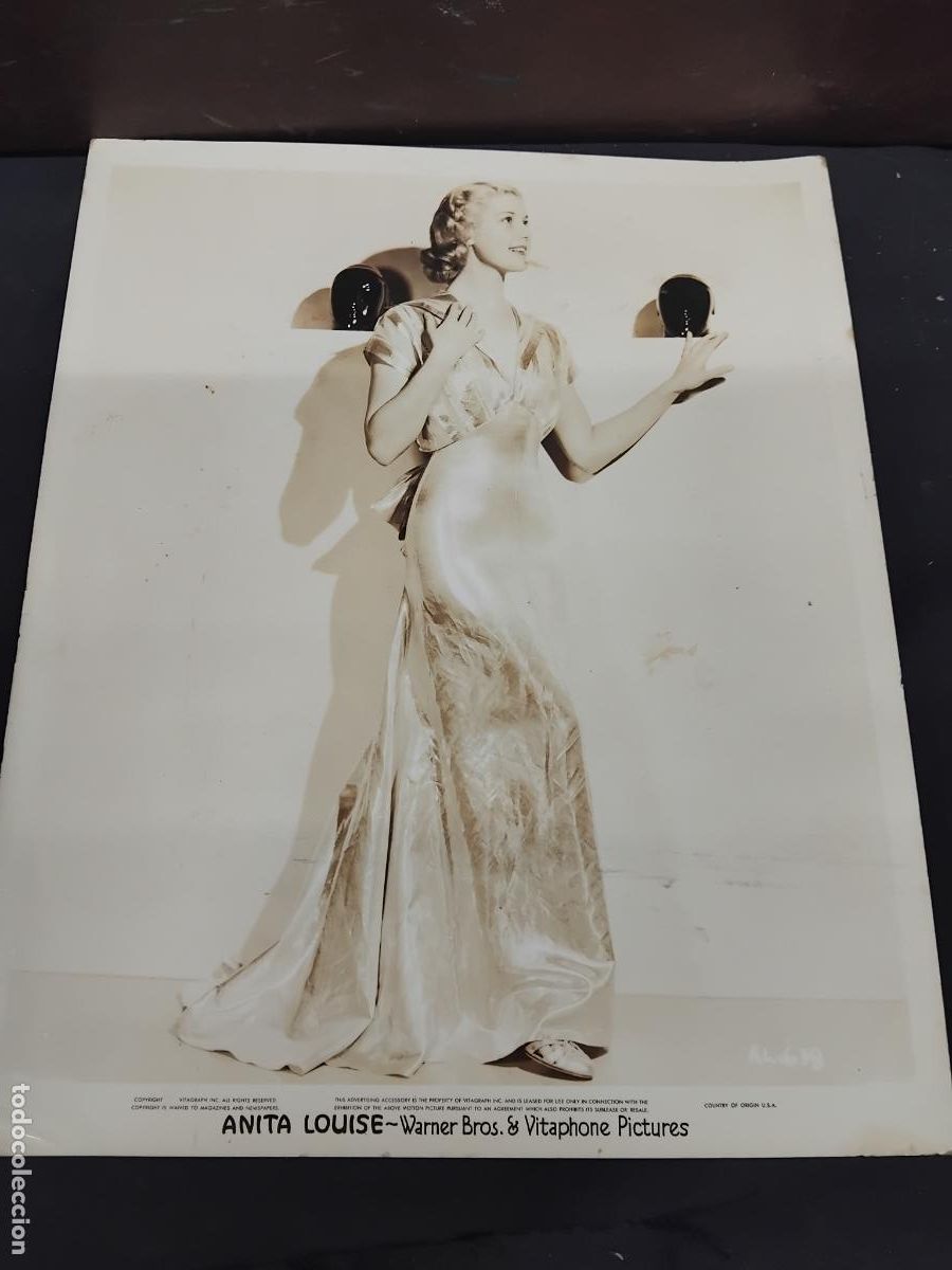 Cine: FOTOGRAFIA DE ANITA LOUISE. WARNER BROS & VITAPHONE PICTURES.