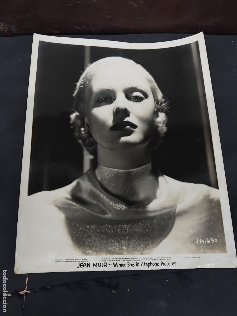 Cine: FOTOGRAFIA DE JEAN MUIR. WARNER BROS & VITAPHONE PICTURES.