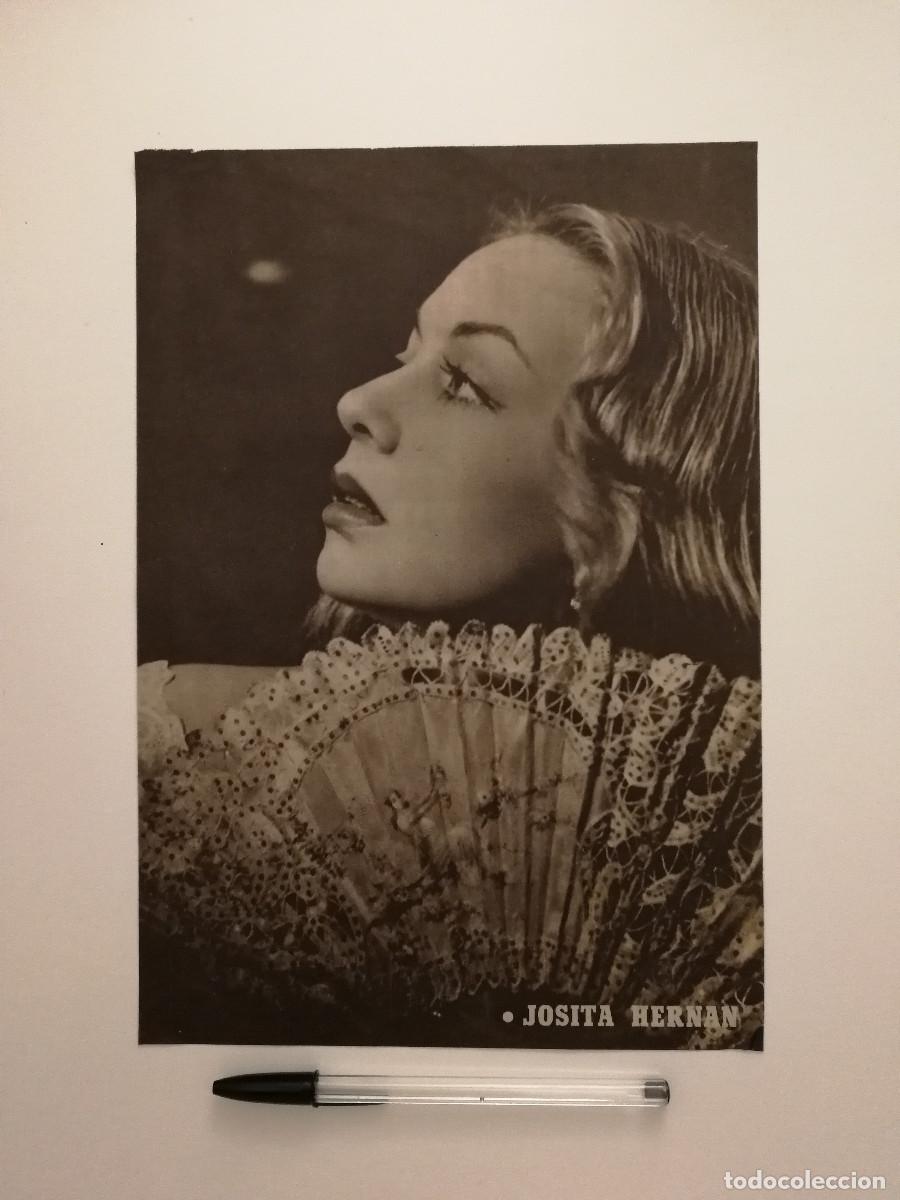 Cine: ANTIGUO ANUNCIO ENCARTONADO -A4- JOSITA HERNAN - CINE ESPA&Ntilde;OL