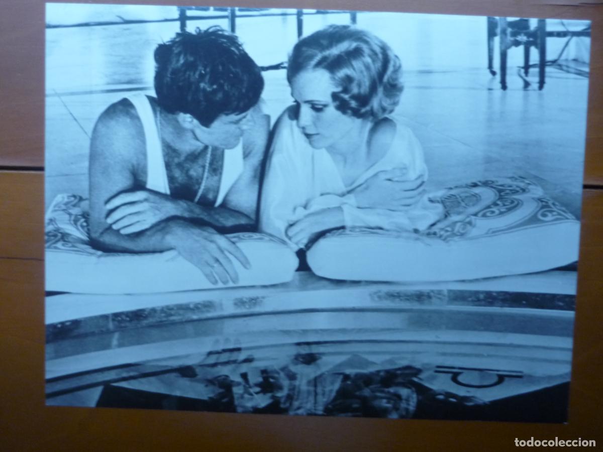 Cine: el gran gatsby - foto original b/n - robert redford mia farrow