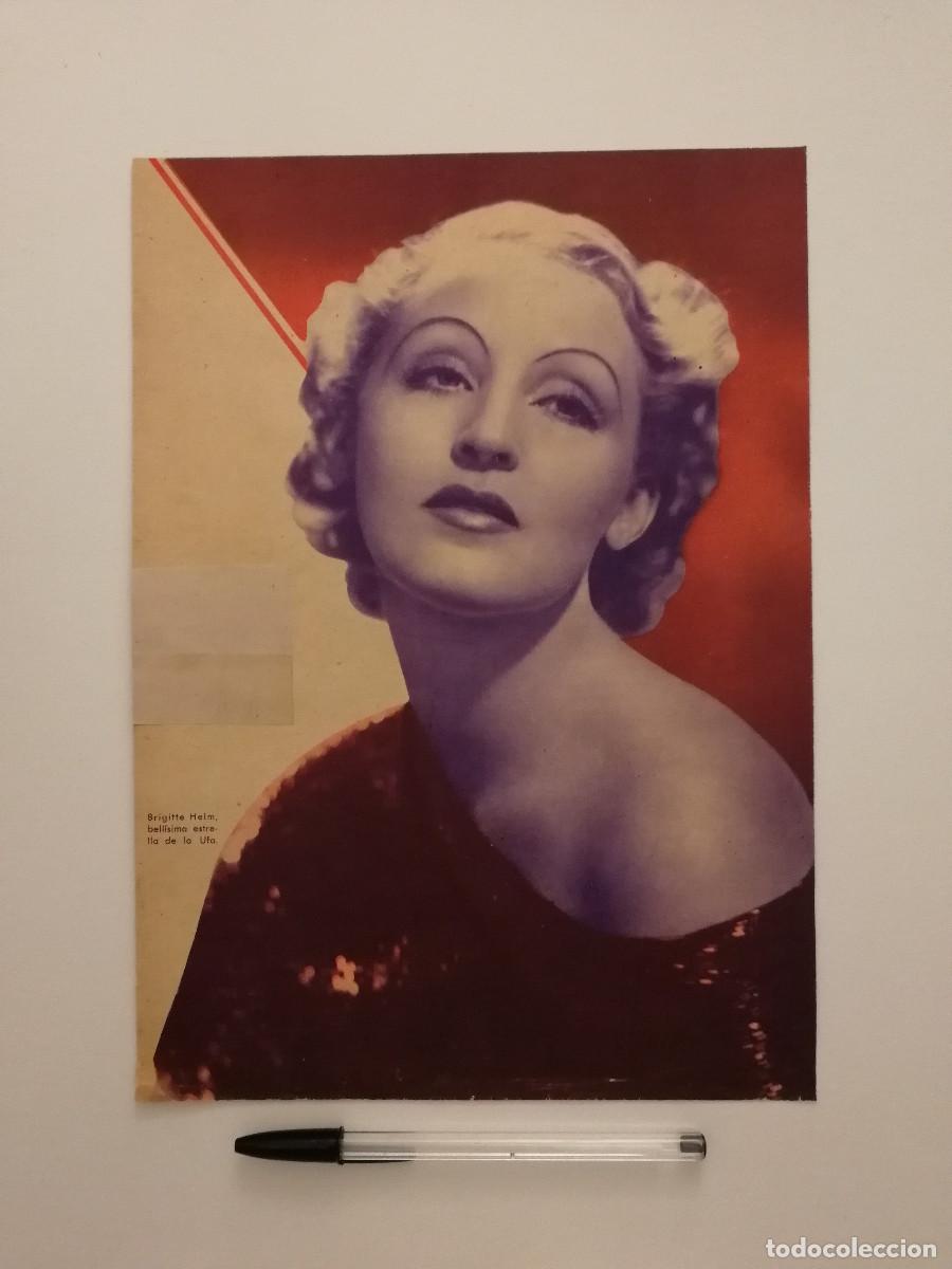 Cine: ANTIGUO ANUNCIO ENCARTONADO -A4- Brigitte Helm