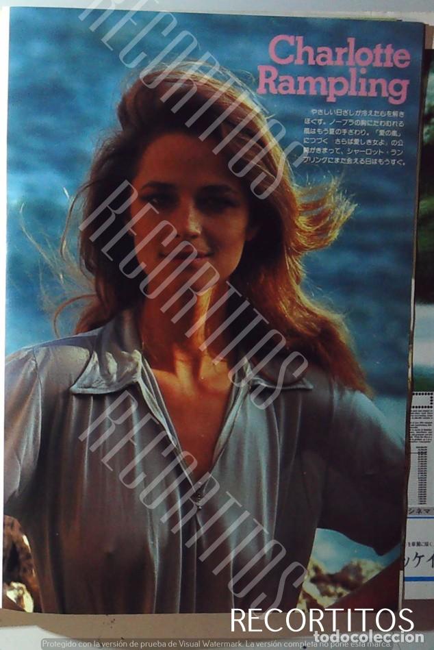 Cine: CLIPPINGS PIN UP CHARLOTTE RAMPLING JAPON JAPAN