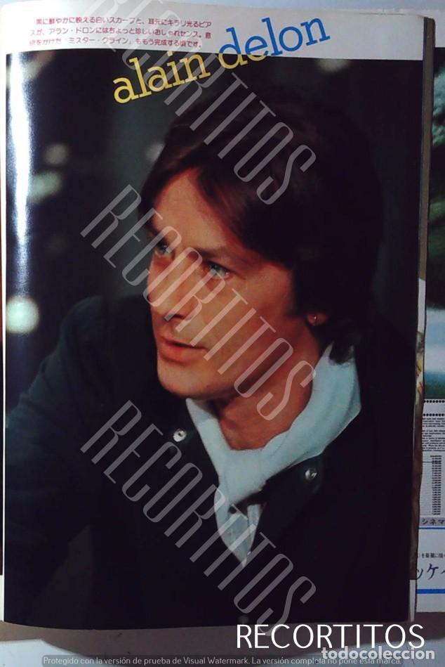 Cine: CLIPPINGS PIN UP ALAIN DELON JAPON JAPAN