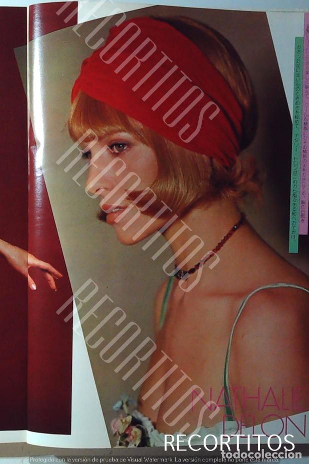 Cine: CLIPPINGS PIN UP NATHALIE DELON JAPON JAPAN