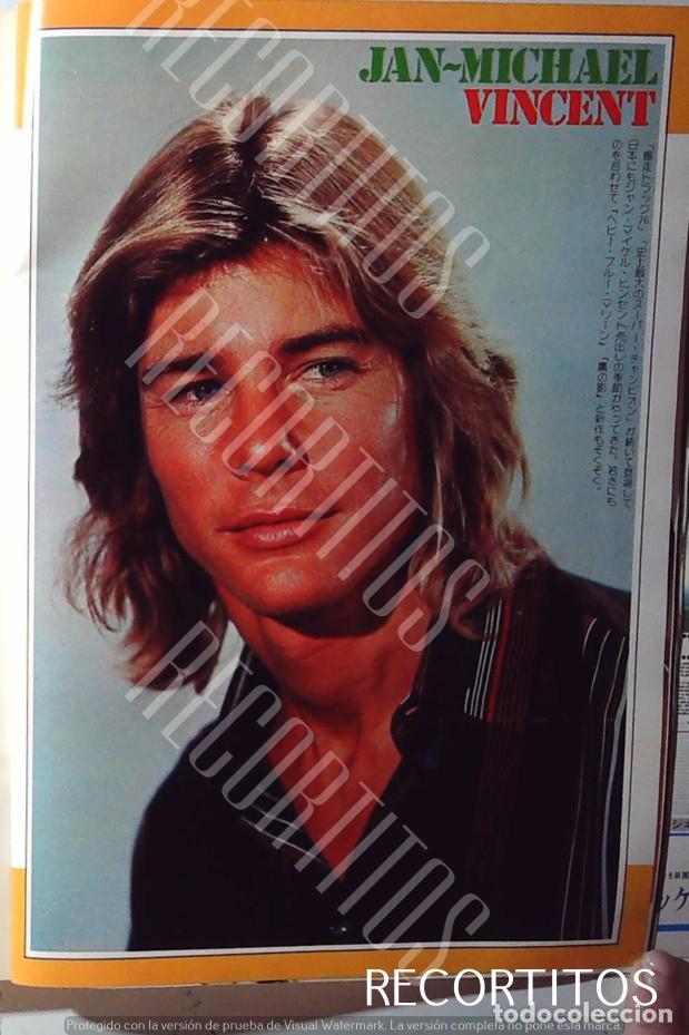 Cine: CLIPPINGS PIN UP JAN MICHAEL VINCENT JAPON JAPAN