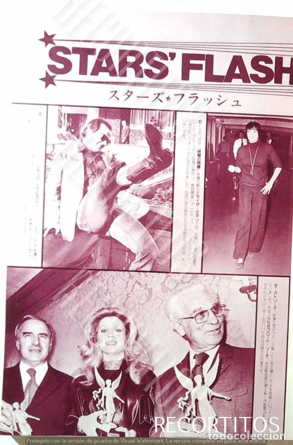 Cine: CATHERINE DENEUVE LIZA MINELLI CLIPPINGD&iexcl;S JAPAN MINNELLI