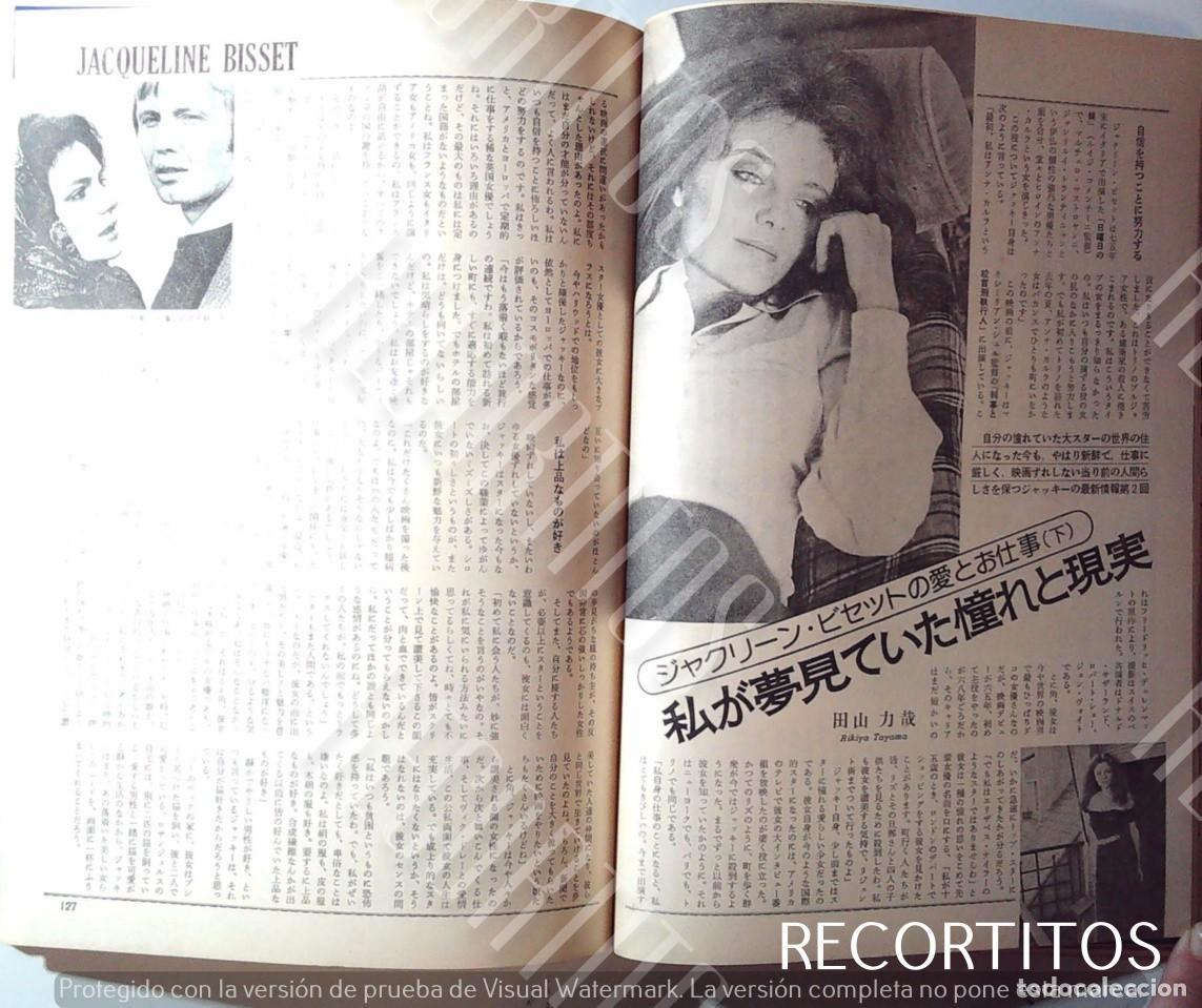 Cine: JACQUELINE BISSET CLIPPINGS JAPAN