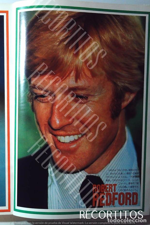 Cine: CLIPPINGS PIN UP ROBERT REDFORD JAPON JAPAN