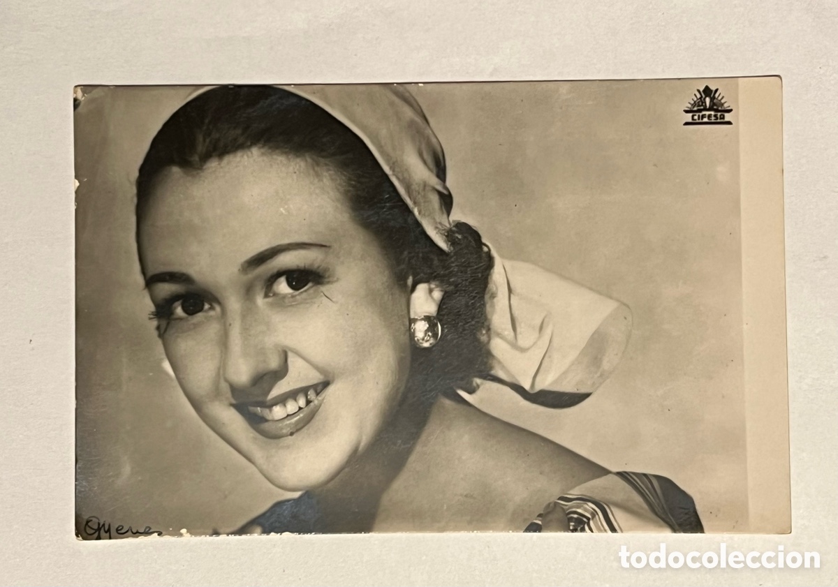 Cin&eacute;ma: AMPARITO RIVELLES Postal fotogr&aacute;fica No.33, Edic., JDP (h.1950?) circulada