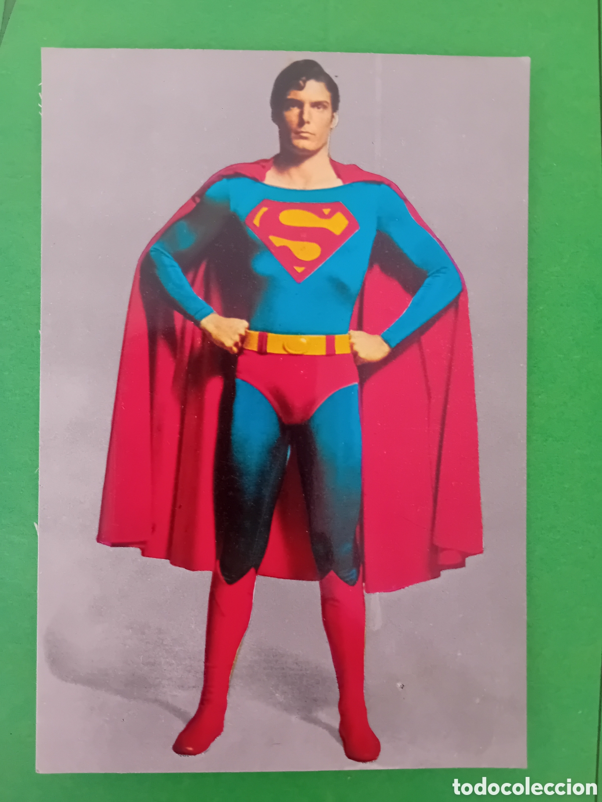 Cine: POSTAL DE CINE PEL&Iacute;CULA. A&Ntilde;O 1979. SUPERMAN. DC COMICS CHRISTOPHER REEVE.