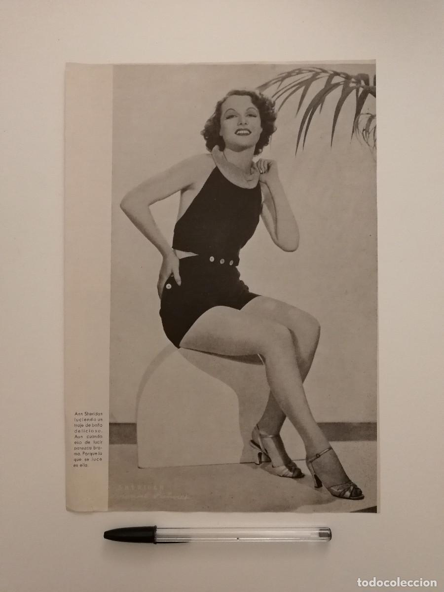 Cin&eacute;ma: ANTIGUO ANUNCIO ENCARTONADO -A4- ANN SHERIDAN