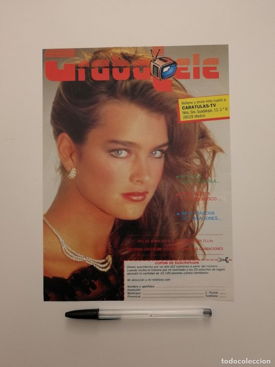 Cinema: ANTIGUO ANUNCIO ENCARTONADO - A4- Brooke Shields - PUBLICIDAD