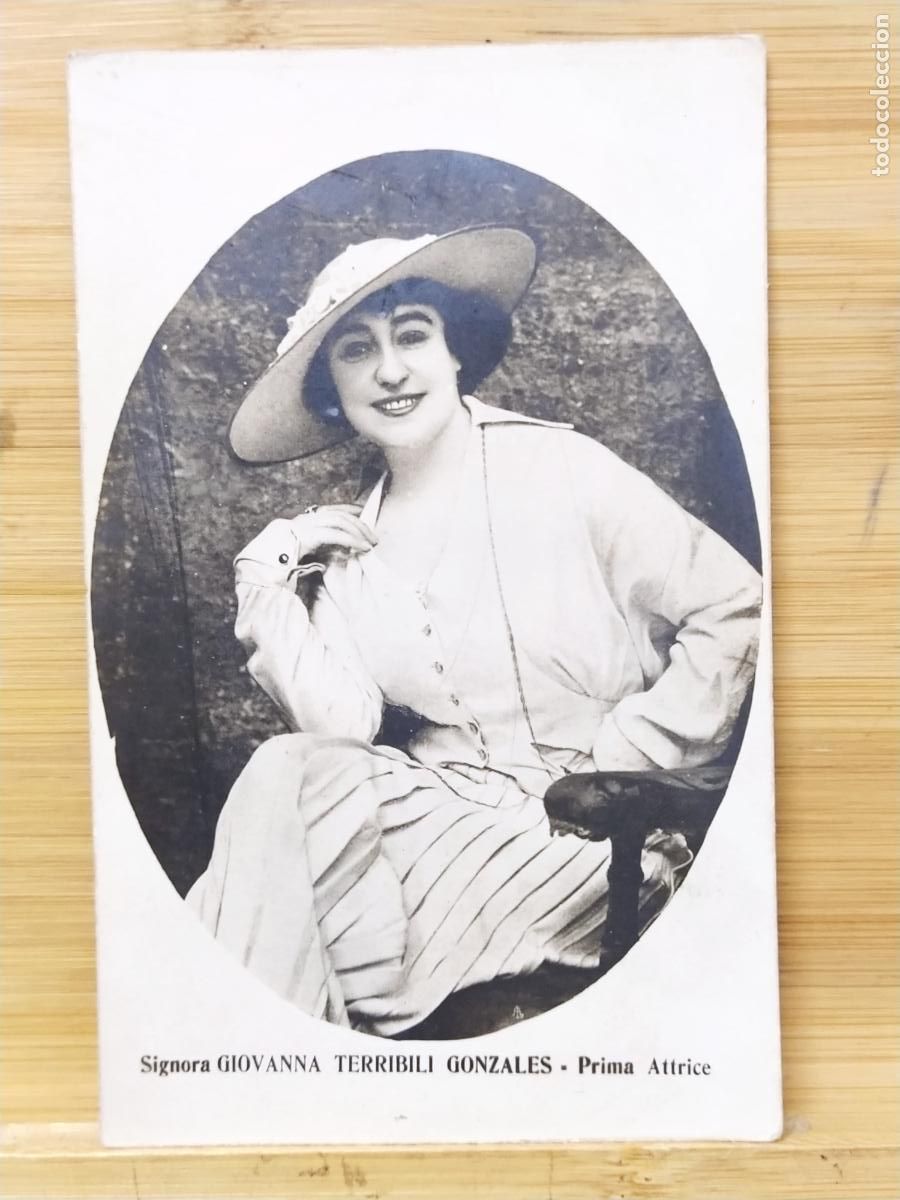Kino: GIOVANNA TERRIBILI GONZALES - ACTRIZ DE CINE - FOTOGRAFICA - POSTAL ANTIGUA -(113.994)