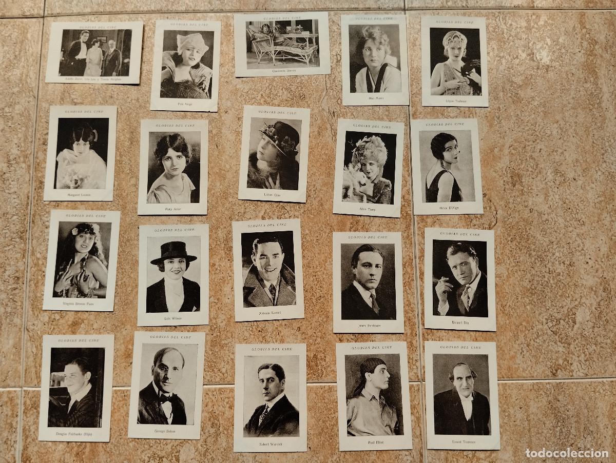 Cine: COLECCION COMPLETA - 20 CROMOS - GLORIAS DEL CINE SERIE D