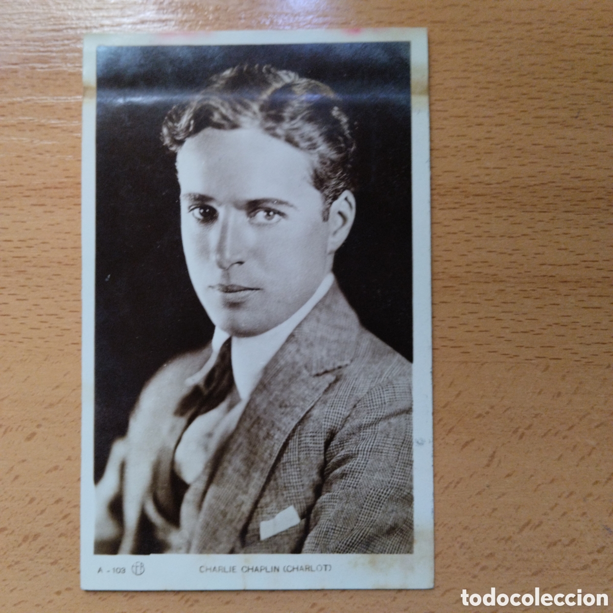 Cin&eacute;ma: POSTAL CHARLIE CHAPLIN - CHARLOT - EDITORIAL FOTOGRAFICA