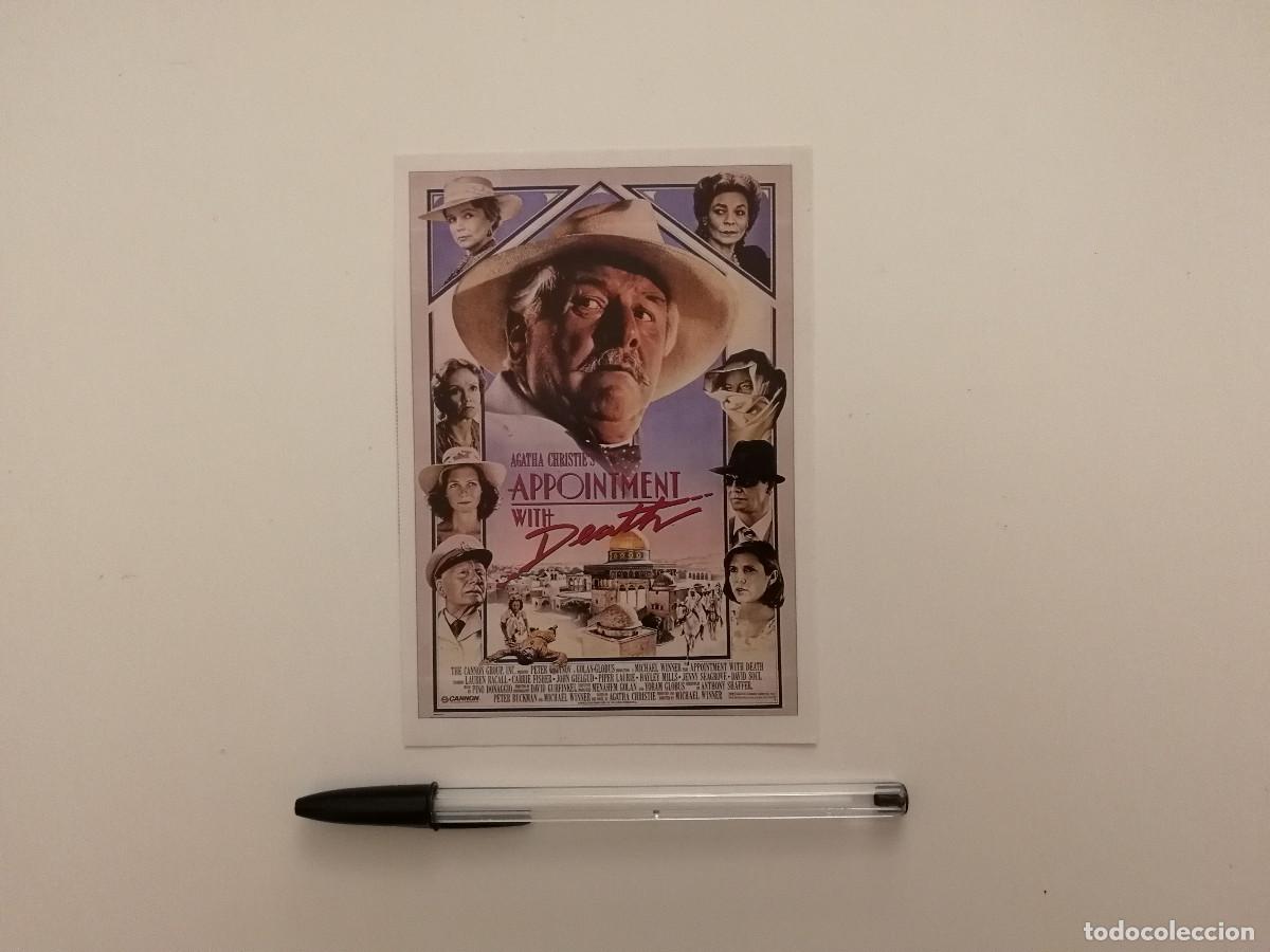 Cine: FICHA COLECCIONABLE -10*15- CITA CON LA MUERTE - AGATHA CHRISTIE