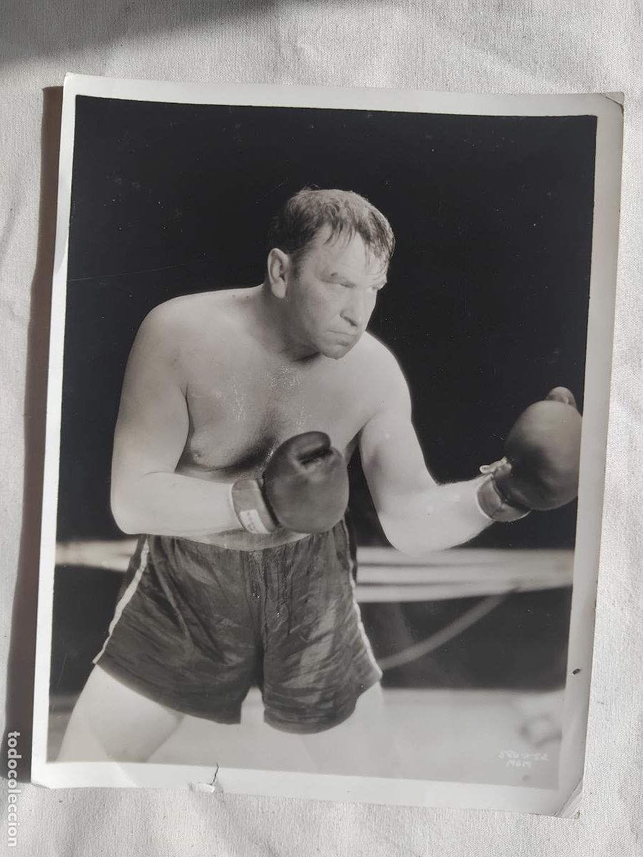 Cinema: FOTOGRAFIA DE WALLACE BEERY EN LA PELICULA EL CAMPEON (1931) 26 X 20 CM.