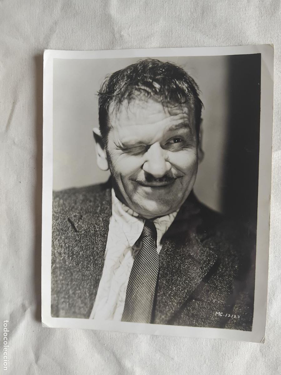 Cinema: FOTOGRAFIA DE WALLECE BEERY. METRO GOLDWYN MAYER. 20,50 X 26 CM.