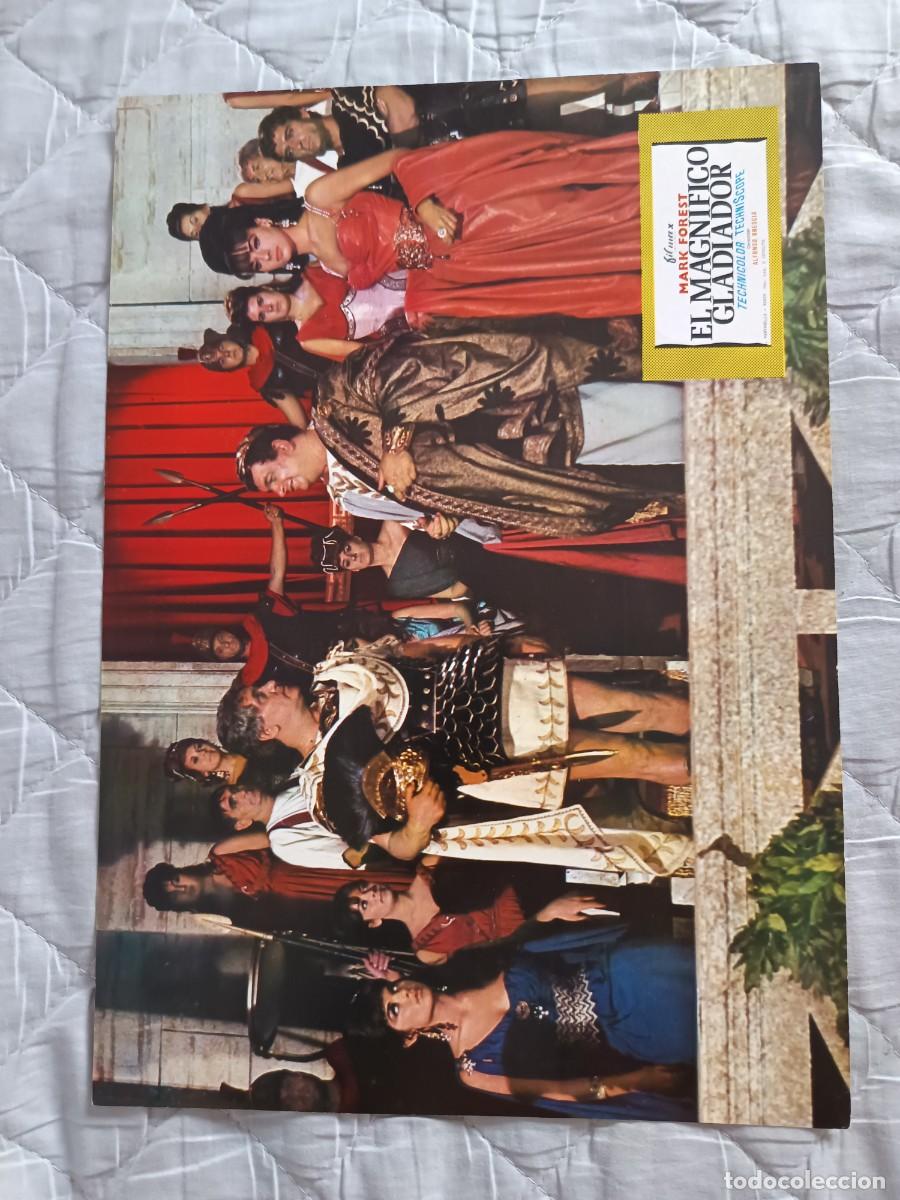 Cinema: FOTOCROMO ORIGINAL EL MAGNIFICO GLADIADOR MARK FOREST