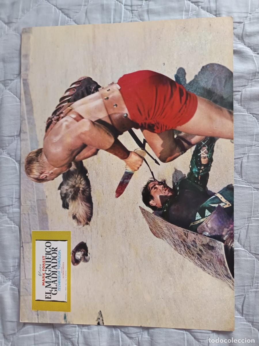 Cinema: FOTOCROMO ORIGINAL EL MAGNIFICO GLADIADOR MARK FOREST