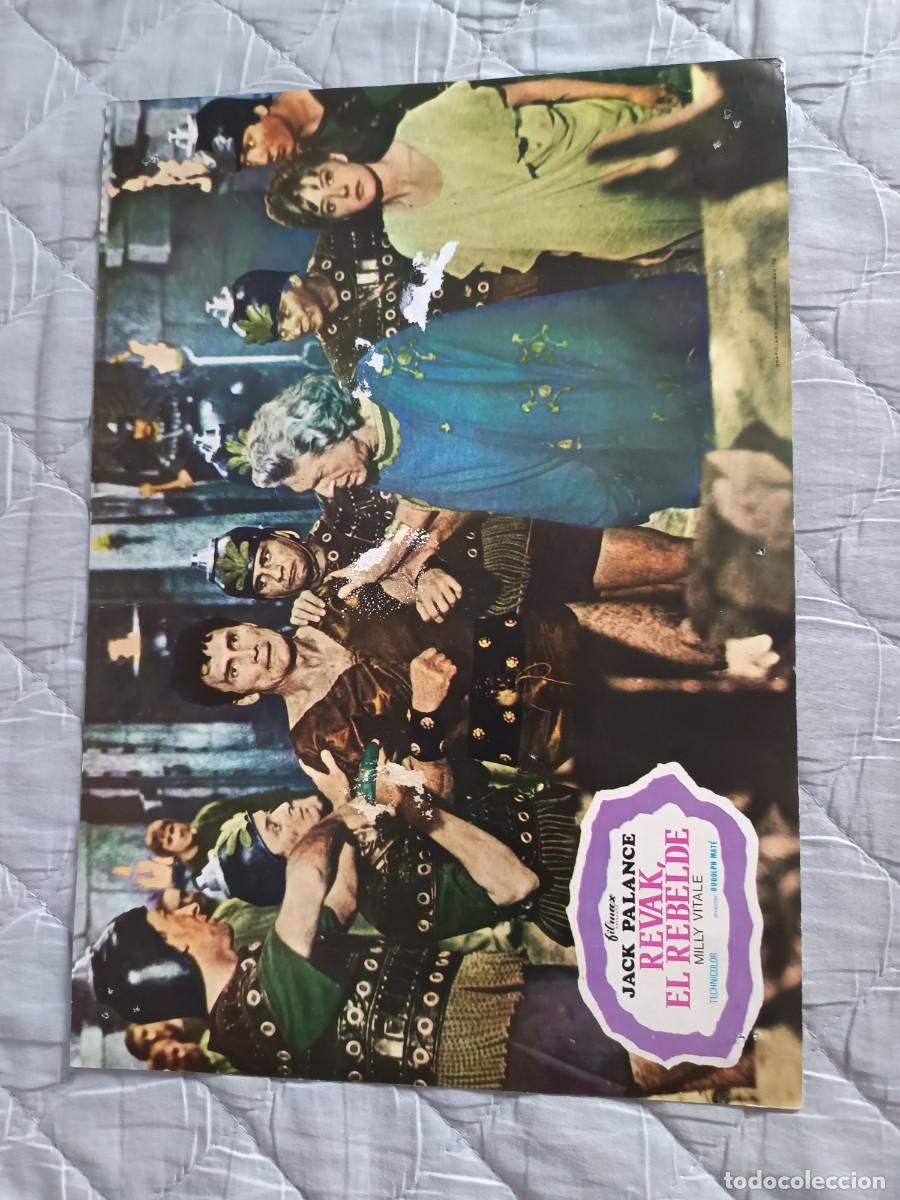 Kino: FOTOCROMO ORIGINAL REVAK EL REBEBELDE JACK PALANCE