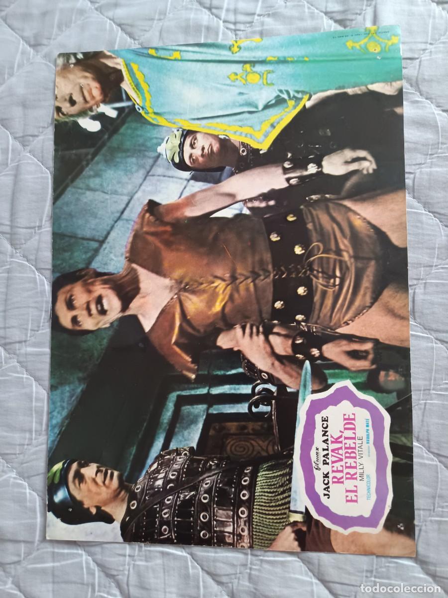 Kino: FOTOCROMO ORIGINAL REVAK EL REBEBELDE JACK PALANCE