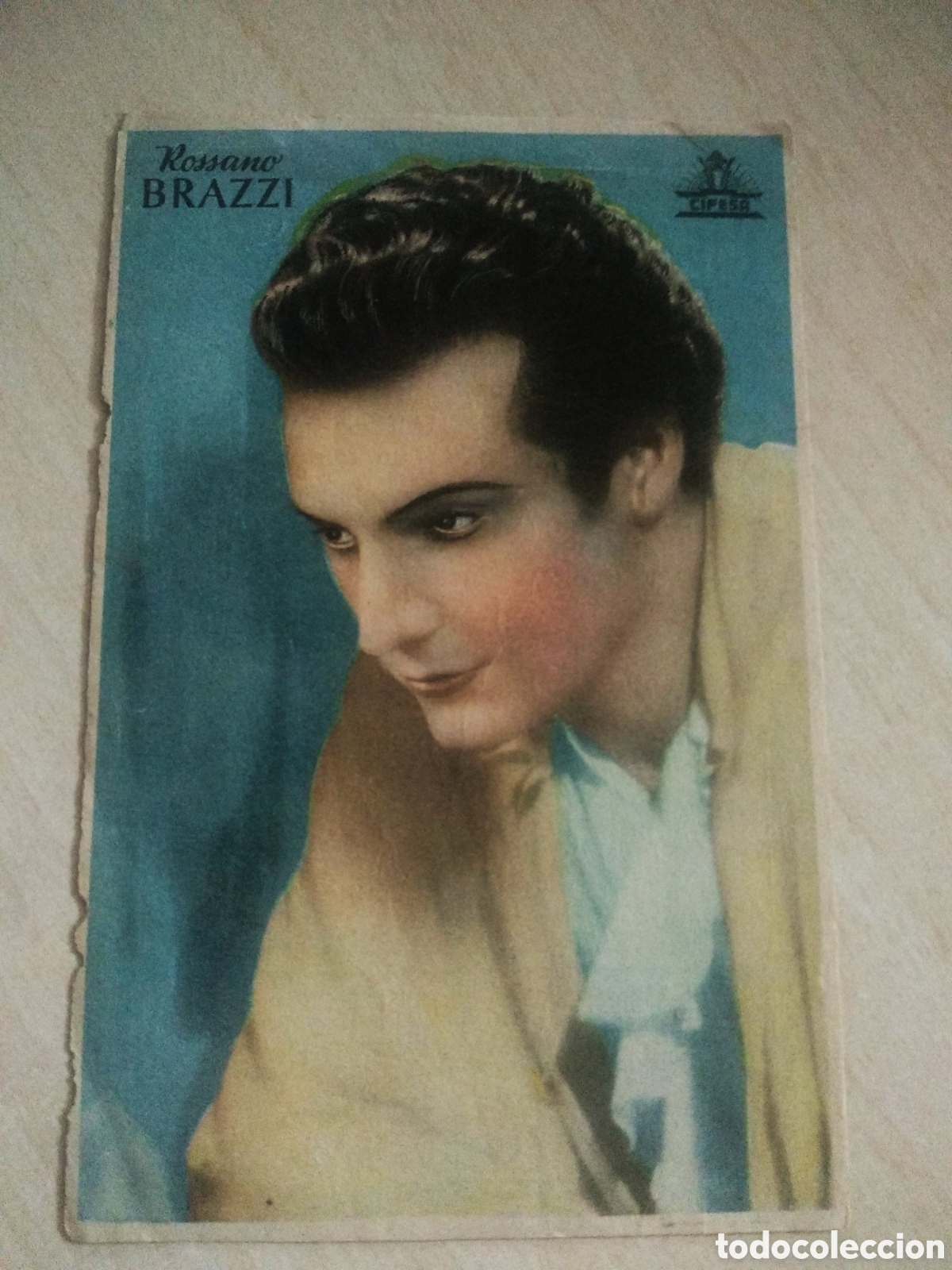 Cine: Fotos de Actores y Actrices - ROSSANO BRAZZI (CIFESA) con Publicidad DENTICHLOR