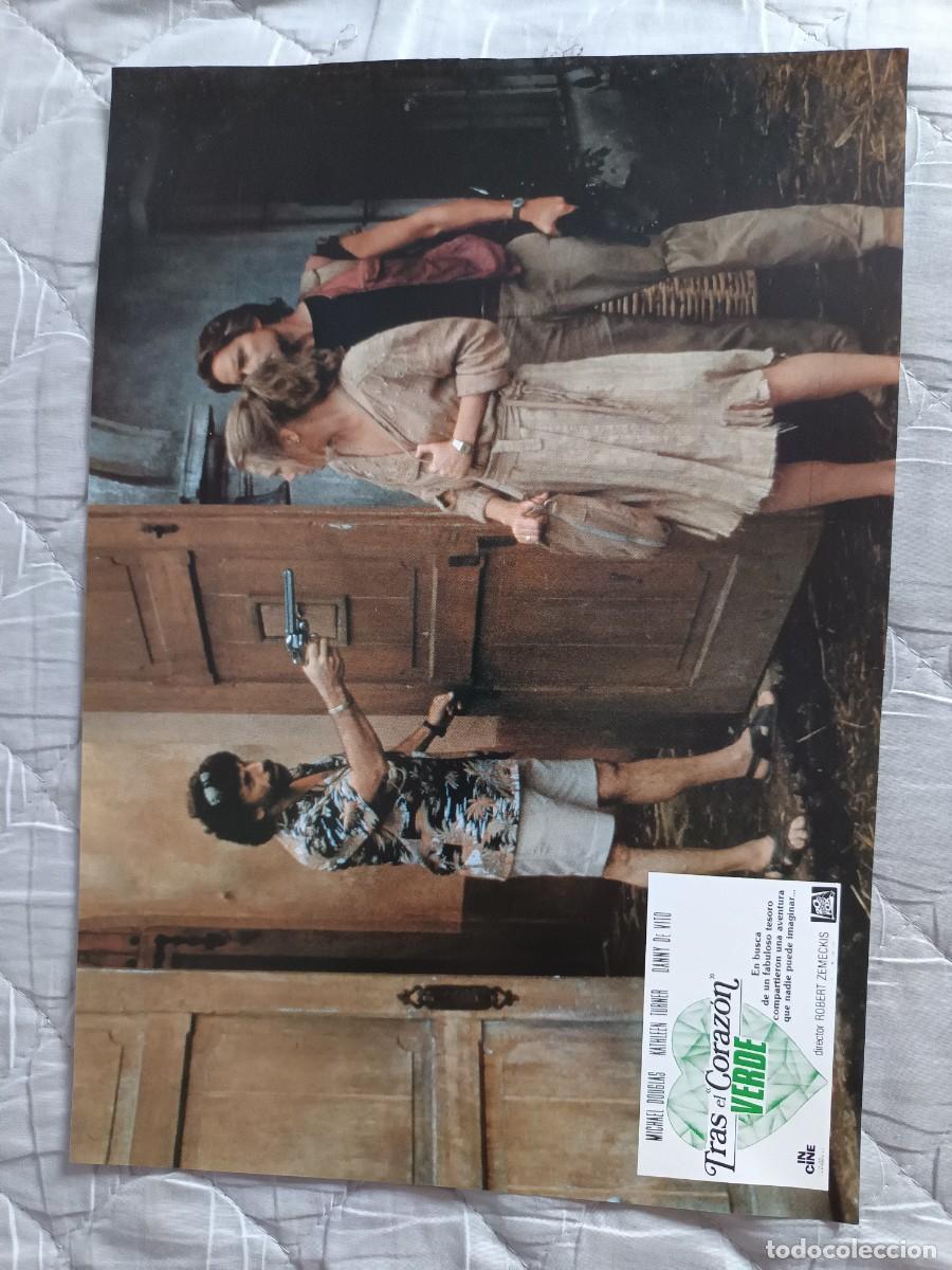 Cine: FOTOCROMO ORIGINAL TRAS EL CORAZON VERDE MICHAEL DOUGLAS