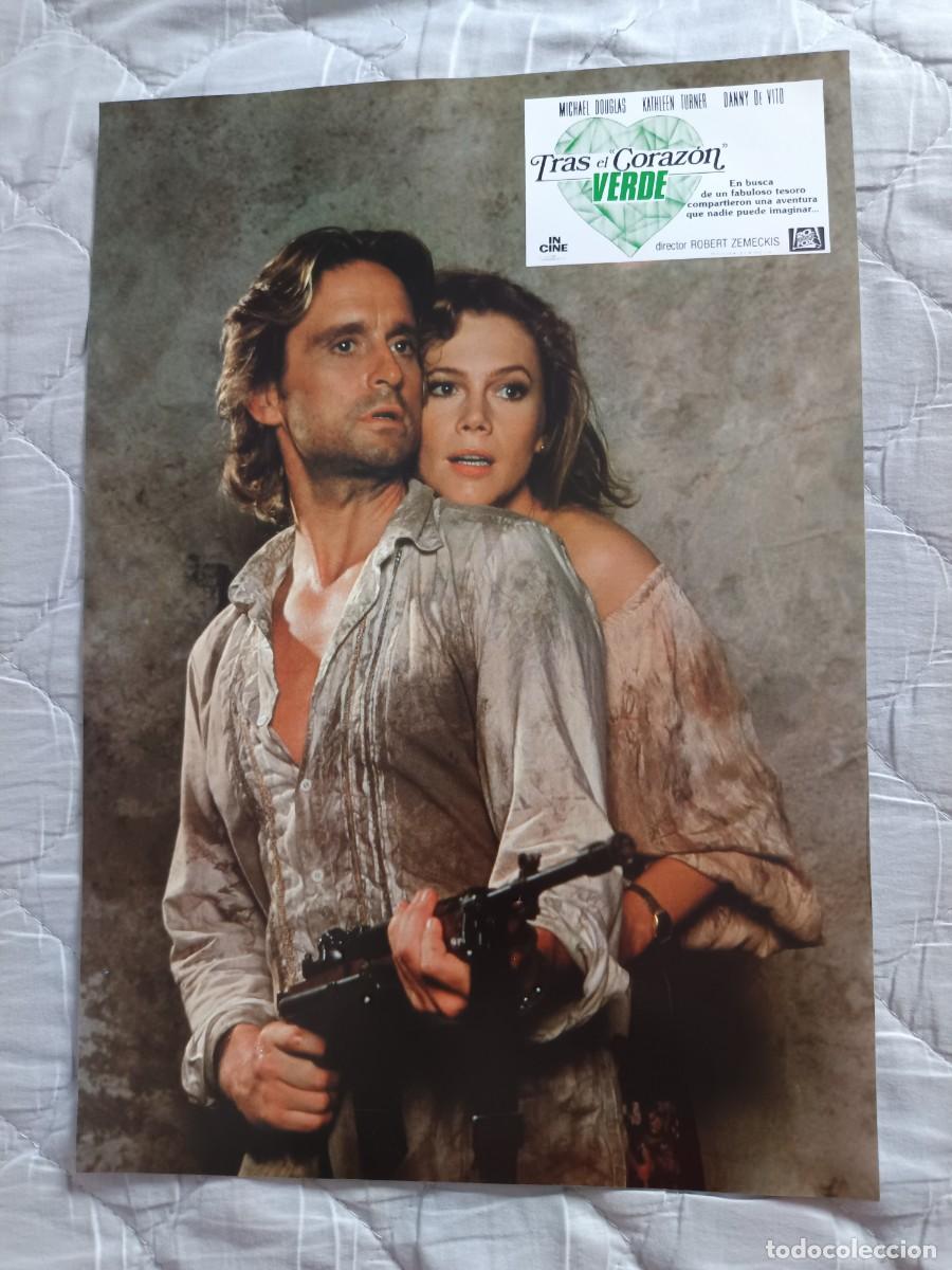 Cine: FOTOCROMO ORIGINAL TRAS EL CORAZON VERDE MICHAEL DOUGLAS