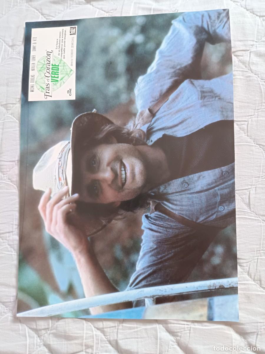 Cine: FOTOCROMO ORIGINAL TRAS EL CORAZON VERDE MICHAEL DOUGLAS