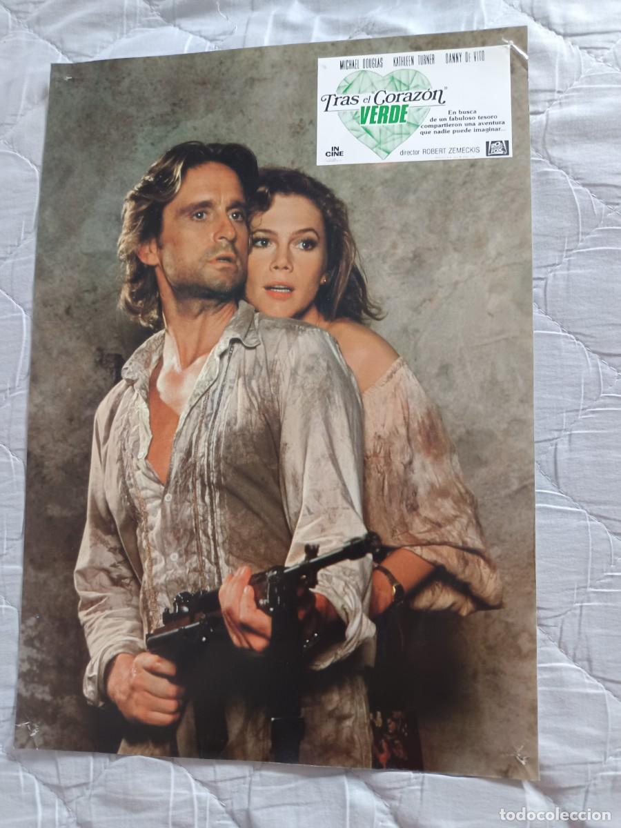 Cine: FOTOCROMO ORIGINAL TRAS EL CORAZON VERDE MICHAEL DOUGLAS