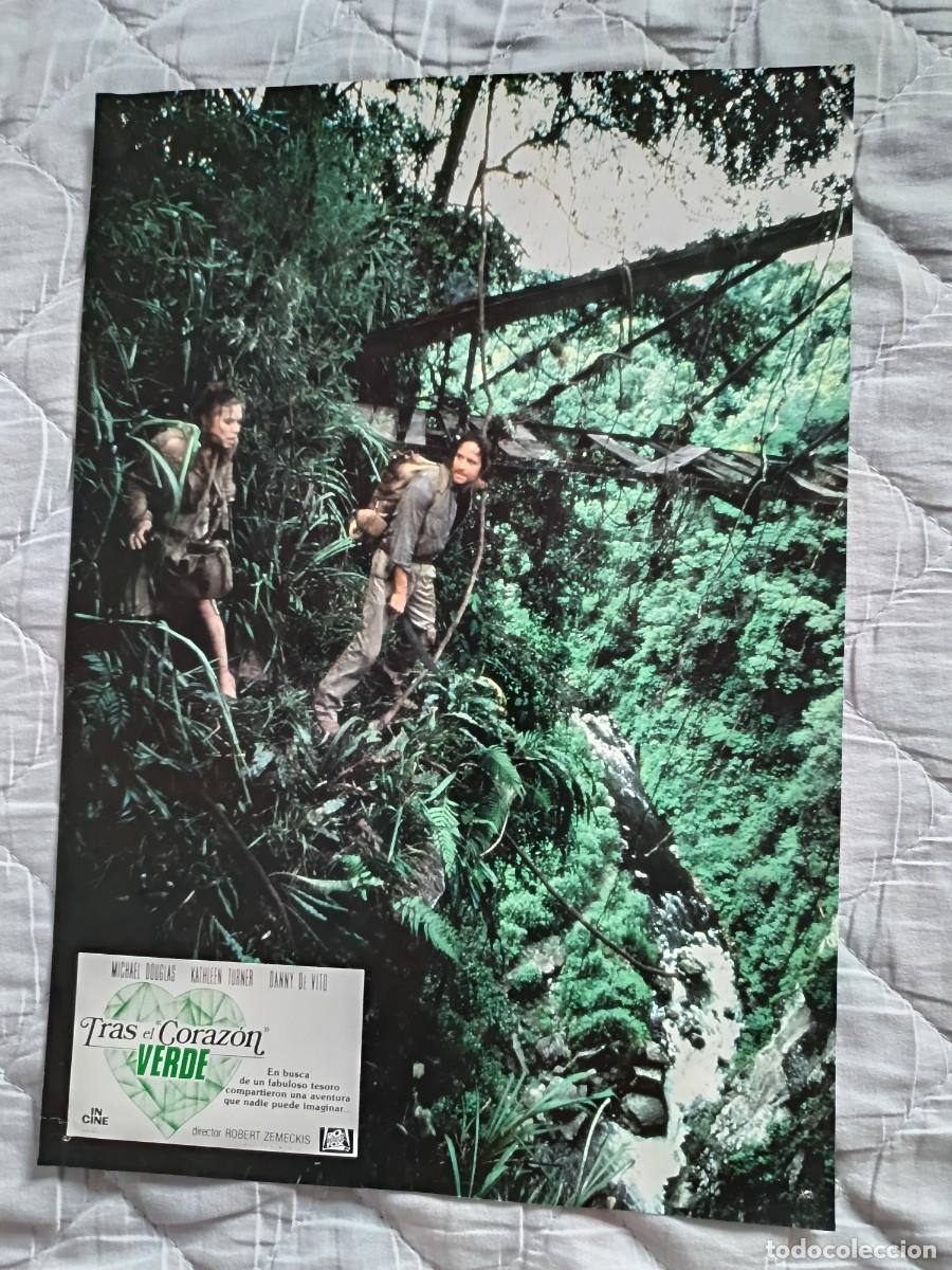 Cine: FOTOCROMO ORIGINAL TRAS EL CORAZON VERDE MICHAEL DOUGLAS
