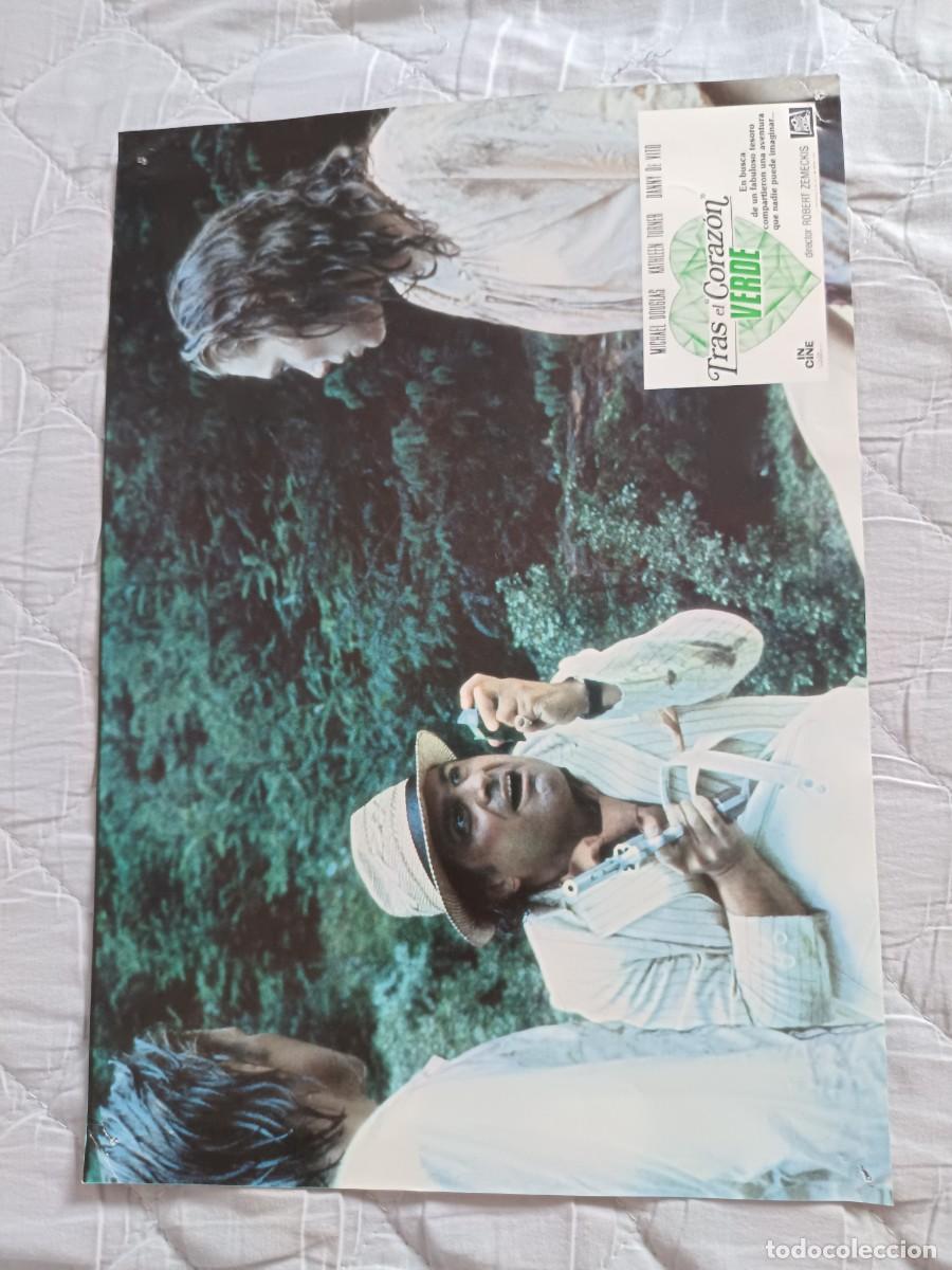 Cine: FOTOCROMO ORIGINAL TRAS EL CORAZON VERDE MICHAEL DOUGLAS