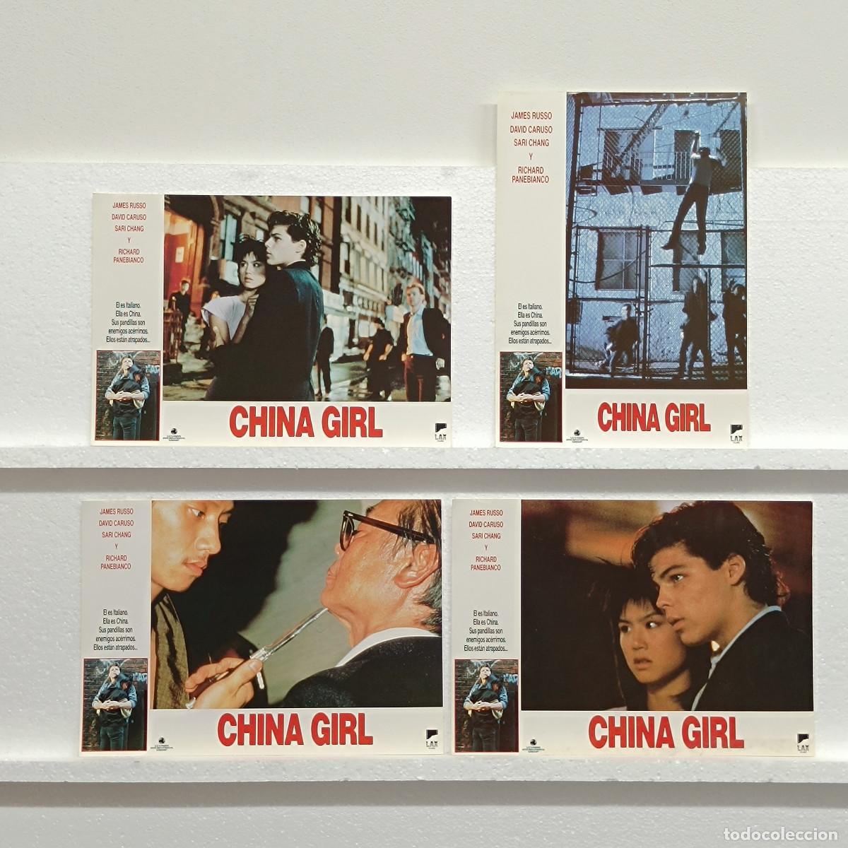 Cine: LOTE 4 FOTOCROMOS. ORIGINALES DE CINE. CHINA GIRL.