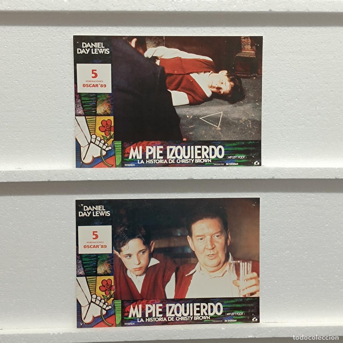 Cine: LOTE 2 FOTOCROMOS. ORIGINALES DE CINE. MI PIE IZQUIERDO. LA HISTORIA DE CHRISTY BROWN.