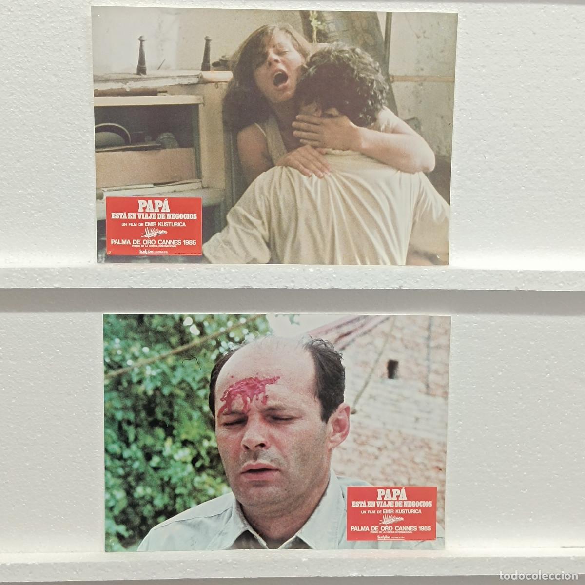 Cine: LOTE 2 FOTOCROMOS. ORIGINALES DE CINE. PAPA ESTA EN VIAJE DE NEGOCIOS. EMIR KUSTURICA.