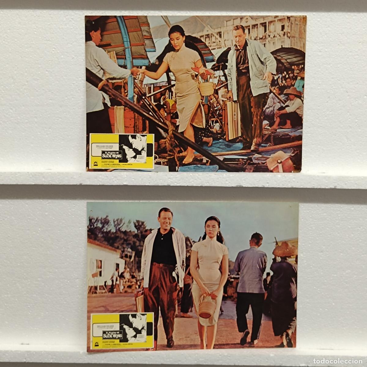 Cine: LOTE 2 FOTOCROMOS. ORIGINALES DE CINE. EL MUNDO DE SUZIE WONG.