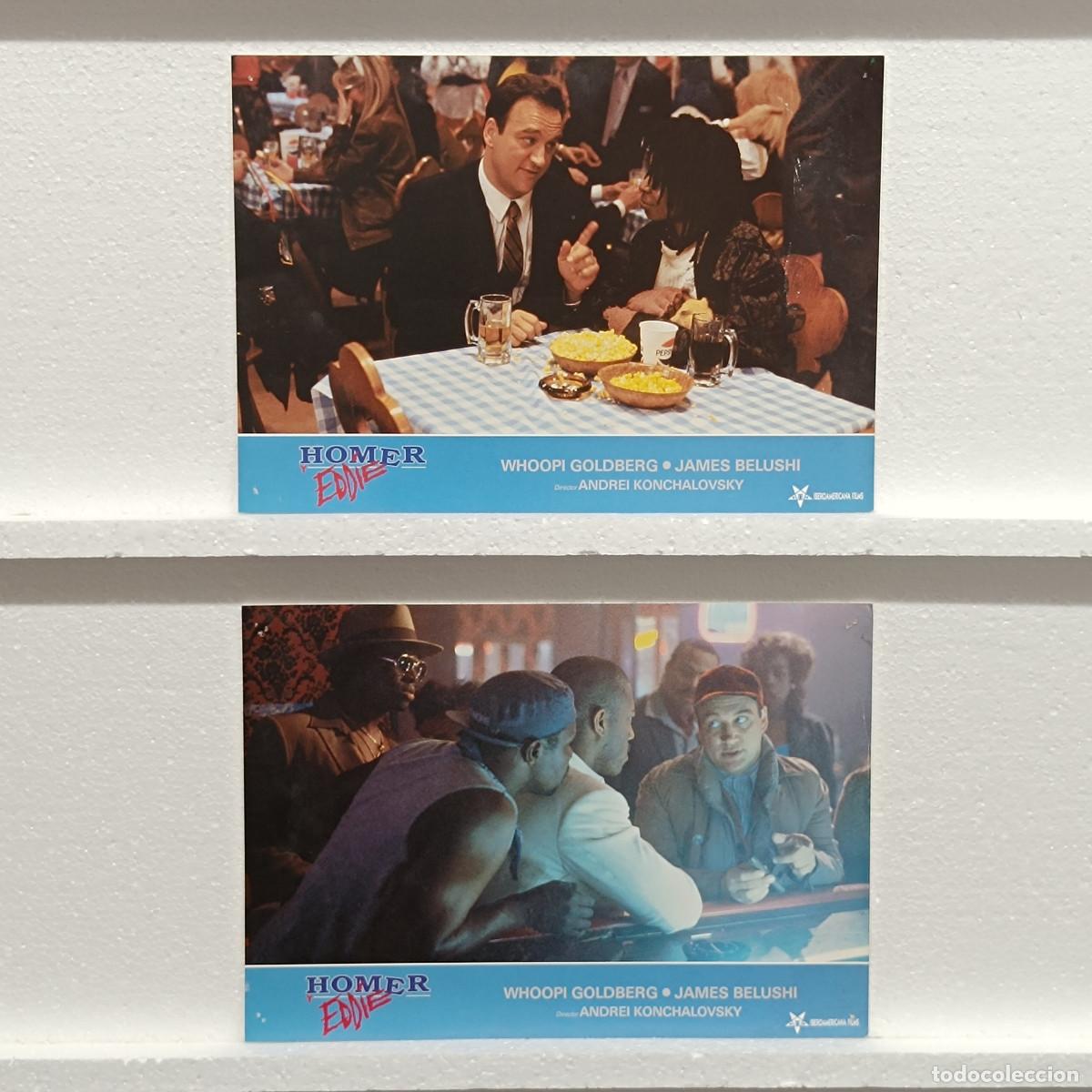 Cine: LOTE 2 FOTOCROMOS. ORIGINALES DE CINE. HOMER EDDIE. WHOOPI GOLDBERG.