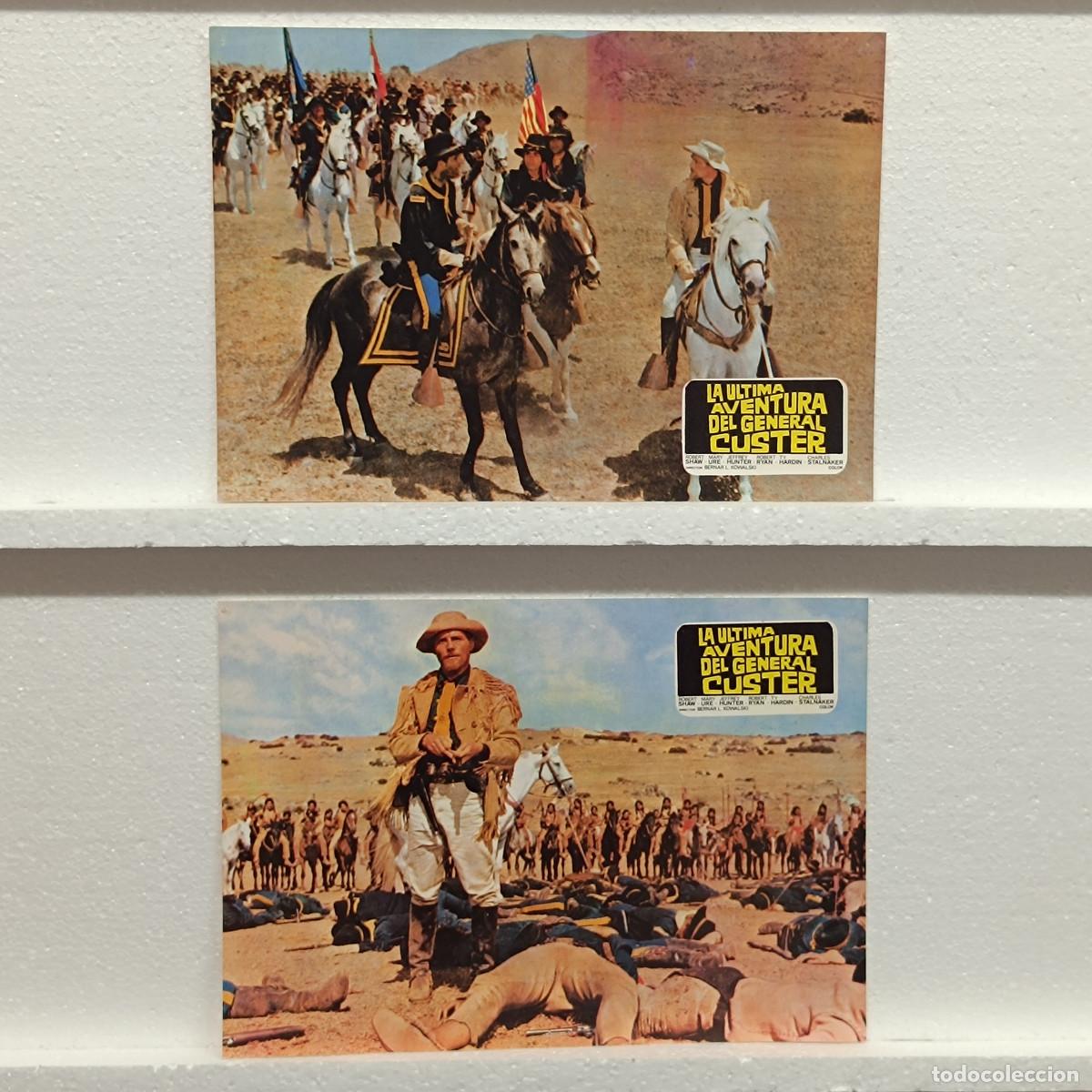 Cine: LOTE 2 FOTOCROMOS. ORIGINALES DE CINE. LA ULTIMA AVENTURA DEL GENERAL CUSTER.