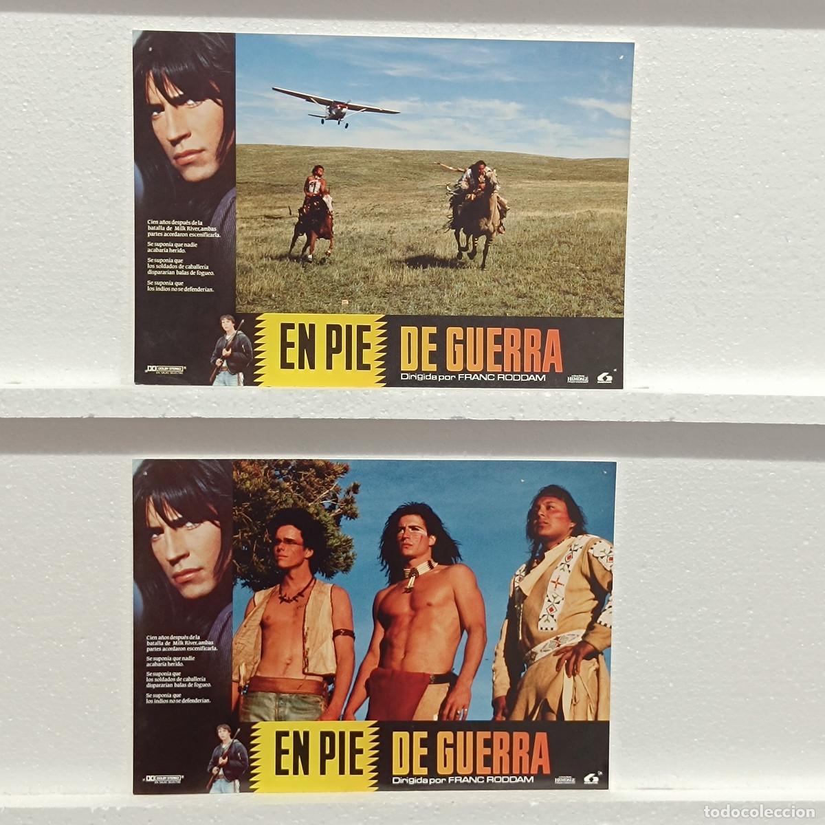 Cine: LOTE 2 FOTOCROMOS. ORIGINALES DE CINE. EN PIE DE GUERRA.