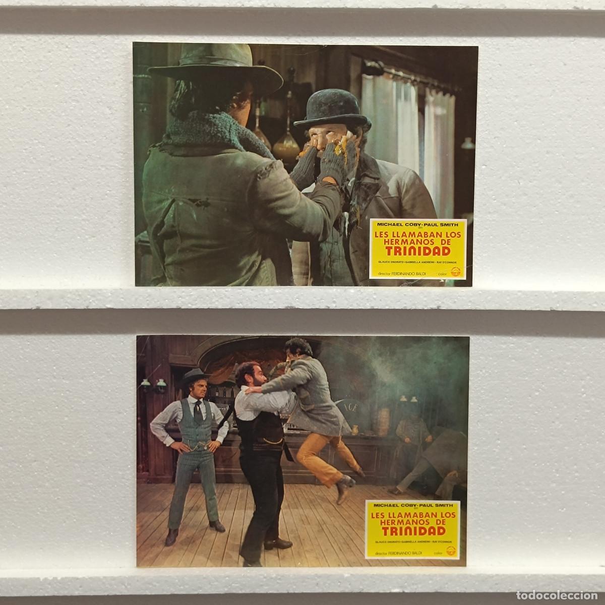 Cine: LOTE 2 FOTOCROMOS. ORIGINALES DE CINE. LES LLAMABAN LOS HERMANOS TRINIDAD.