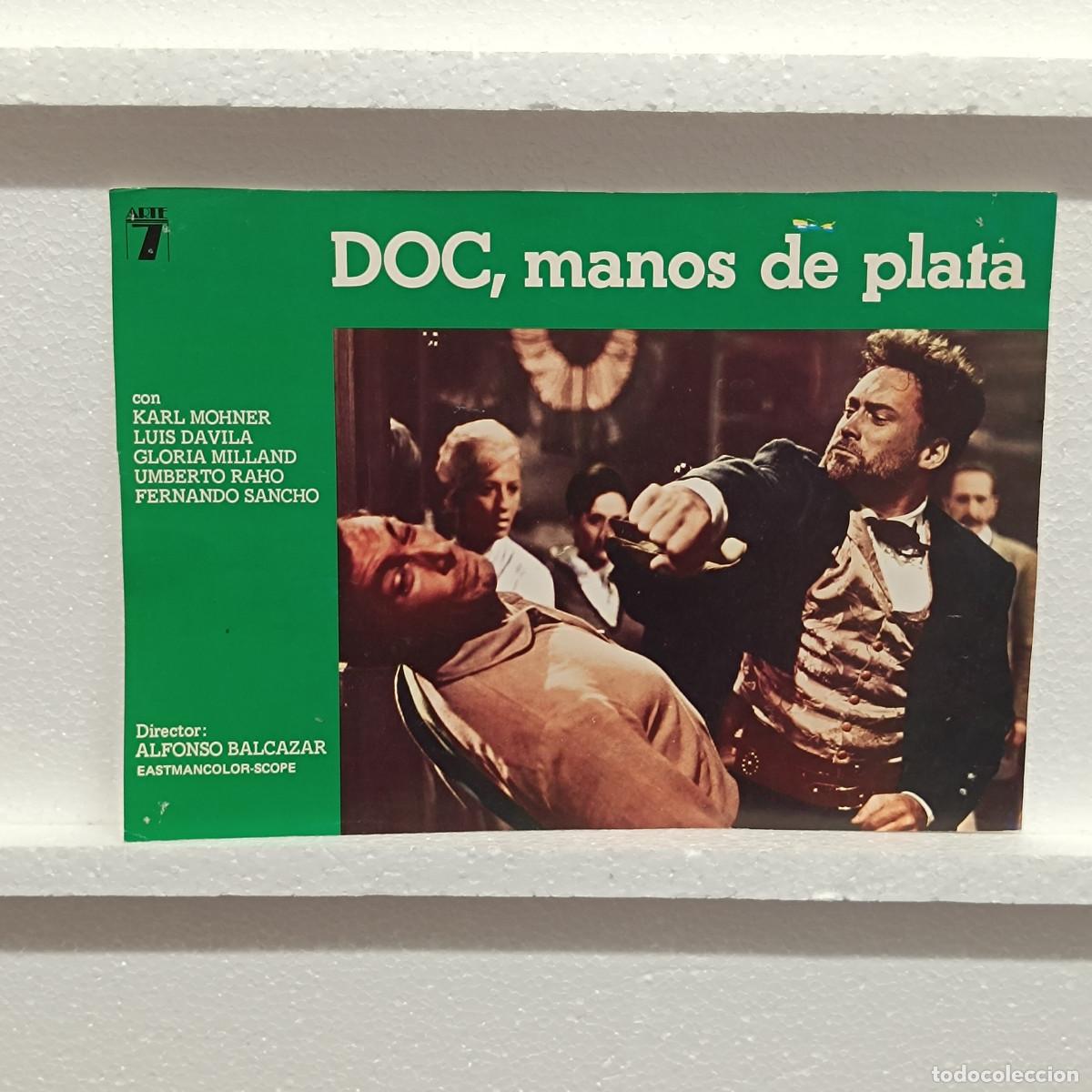 Cine: FOTOCROMO. ORIGINAL DE CINE. DOC, MANOS DE PLATA.